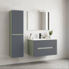 Trent függesztett oldal szekrény zöld-antracit szürke