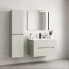 Trent függesztett oldal szekrény zöld-fehér