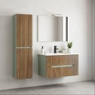 Trent függesztett oldal szekrény zöld-sunset tölgy