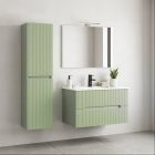 Trent függesztett oldal szekrény zöld-világoszöld