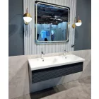 CeraStyle ELITE - DUPLA porcelán mosdókagyló - 120 x 45 cm