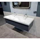 CeraStyle ELITE - DUPLA porcelán mosdókagyló - 120 x 45 cm