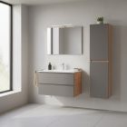 Vario Forte 35 függesztett oldal szekrény tölgy-antracit