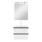 Vario Forte 60 komplett fürdőszoba bútor antracit-fehér