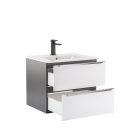Vario Trim 60 alsó szekrény mosdóval antracit-fehér