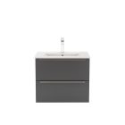 Vario Trim 60 alsó szekrény mosdóval antracit-antracit