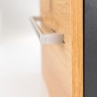 Vario Clam 60 alsó szekrény mosdóval antracit-tölgy