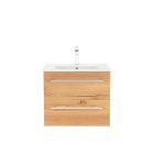 Vario Clam 60 alsó szekrény mosdóval tölgy-tölgy