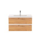 Vario Forte 80 alsó szekrény mosdóval fehér-tölgy