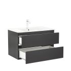 Vario Forte 80 alsó szekrény mosdóval antracit-antracit