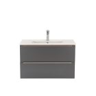 Vario Trim 80 alsó szekrény mosdóval tölgy-antracit