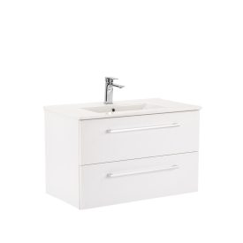 Vario Clam 80 alsó szekrény mosdóval fehér-fehér