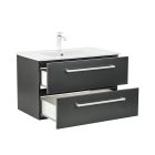 Vario Clam 80 alsó szekrény mosdóval antracit-antracit