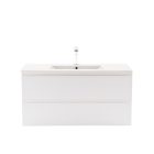 Vario Forte 100 alsó szekrény mosdóval fehér-fehér