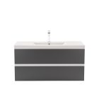 Vario Forte 100 alsó szekrény mosdóval fehér-antracit