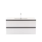 Vario Forte 100 alsó szekrény mosdóval antracit-fehér