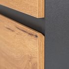 Vario Forte 100 alsó szekrény mosdóval antracit-tölgy