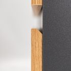 Vario Forte 100 alsó szekrény mosdóval antracit-tölgy