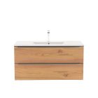 Vario Trim 100 alsó szekrény mosdóval antracit-tölgy