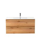 Vario Pull 100 alsó szekrény mosdóval tölgy-tölgy