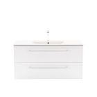 Vario Clam 100 alsó szekrény mosdóval antracit-fehér