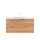 Vario Clam 100 alsó szekrény mosdóval antracit-tölgy