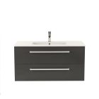 Vario Clam 100 alsó szekrény mosdóval tölgy-antracit