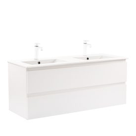 Vario Forte 120 alsó szekrény mosdóval fehér-fehér