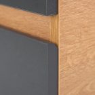 Vario Forte 120 komplett fürdőszoba bútor tölgy-antracit