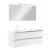 Vario Trim 120 komplett fürdőszoba bútor fehér-fehér