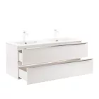 Vario Trim 120 komplett fürdőszoba bútor fehér-fehér