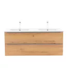 Vario Trim 120 alsó szekrény mosdóval fehér-tölgy