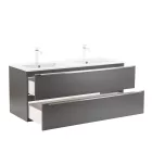 Vario Trim 120 alsó szekrény mosdóval antracit-antracit