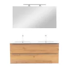 Vario Trim 120 komplett fürdőszoba bútor antracit-tölgy