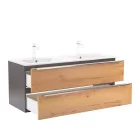 Vario Trim 120 alsó szekrény mosdóval antracit-tölgy