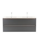 Vario Trim 120 alsó szekrény mosdóval tölgy-antracit