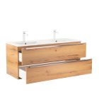 Vario Trim 120 komplett fürdőszoba bútor tölgy-tölgy