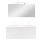 Vario Clam 120 komplett fürdőszoba bútor fehér-fehér