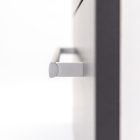 Vario Clam 120 alsó szekrény mosdóval fehér-antracit