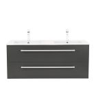 Vario Clam 120 alsó szekrény mosdóval antracit-antracit