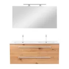 Vario Clam 120 komplett fürdőszoba bútor antracit-tölgy