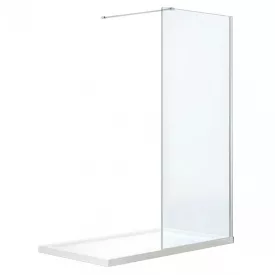   Walker 70/80/90/100/120/140 cm Walk in zuhanyfal, 195 cm magas, 8 mm-es biztonsági üveg, króm színű elemekkel