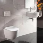 Diplon Lil függesztett mély öblítésű WC csésze Soft-close WC ülőkével
