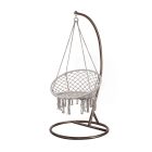 Cardenas függőfotel állvánnyal szürke-barna