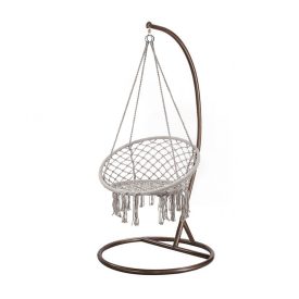 Cardenas függőfotel állvánnyal szürke-barna