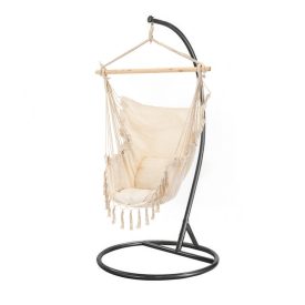 Puerto függőszék állvánnyal bézs-fekete