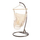 Puerto függőszék állvánnyal bézs-barna