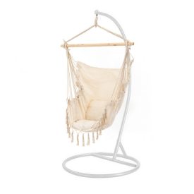 Puerto függőszék állvánnyal bézs-fehér