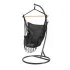 Puerto függőszék állvánnyal fekete-fekete