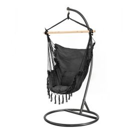 Puerto függőszék állvánnyal fekete-fekete